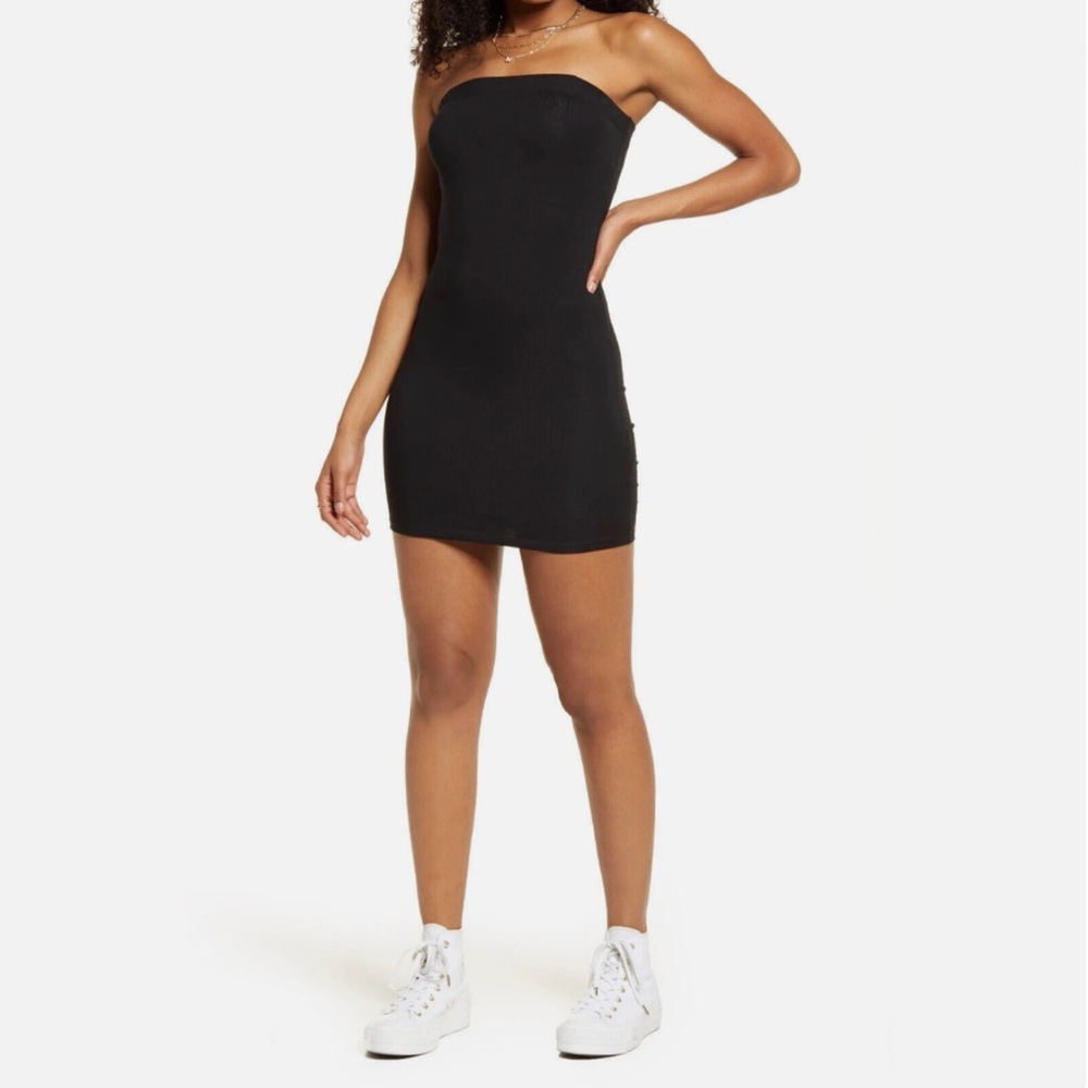 BP Black Strapless Tube Dress